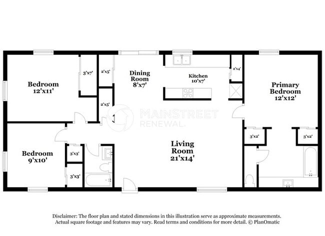 Photo - 3 Bedroom Pet-Friendly Home in Deltona, FL with Main Street Renewal