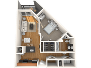 1 Bedroom, 1 Bath