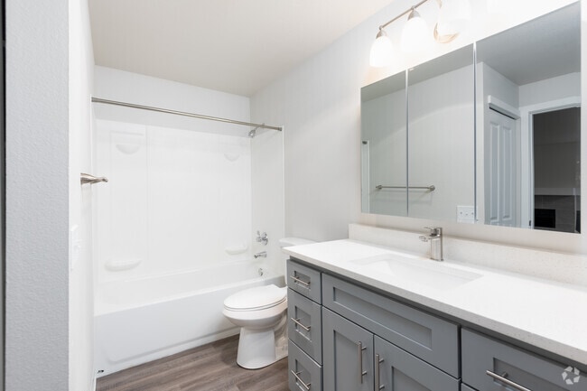 1BD, 1BA - 543-683SF - Bellwether Apartments