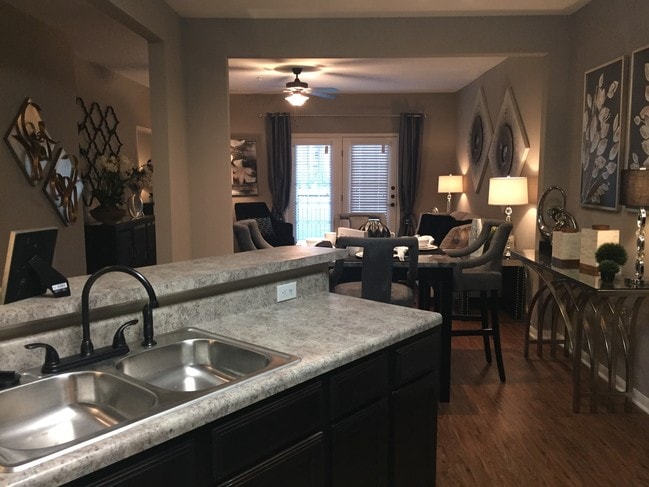 Auburn -Kitchen View - Landmark at Spring Cypress