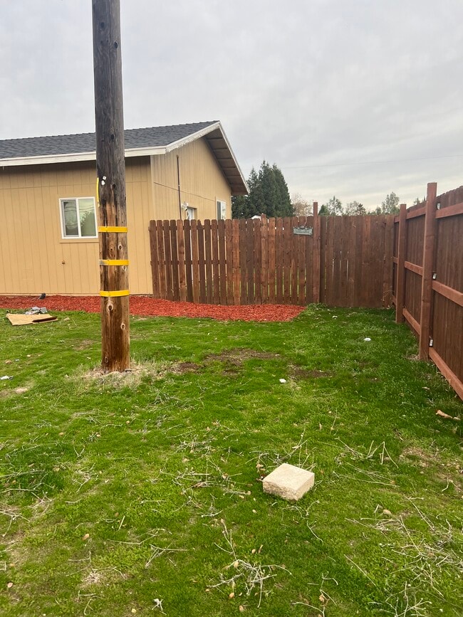Large front yard