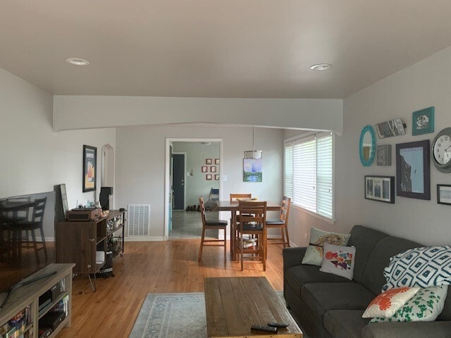 Living Room - 7660 Adams St Unit 1