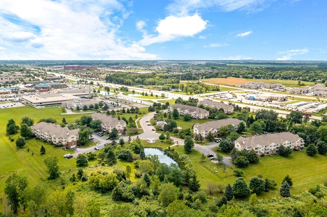 Riverwood Apartments Aerial View