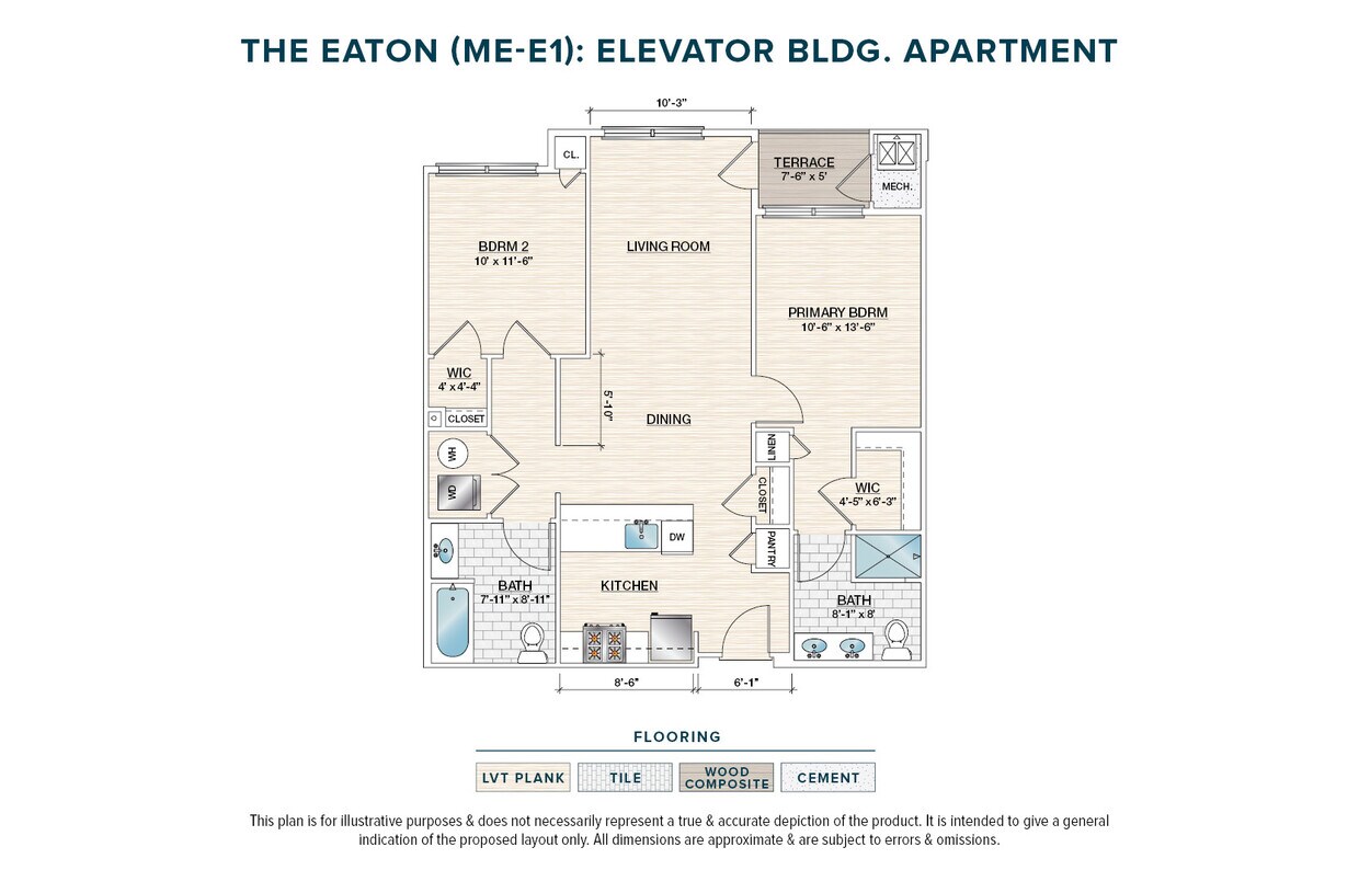 Floor Plan - The Eaton (ME-E1)