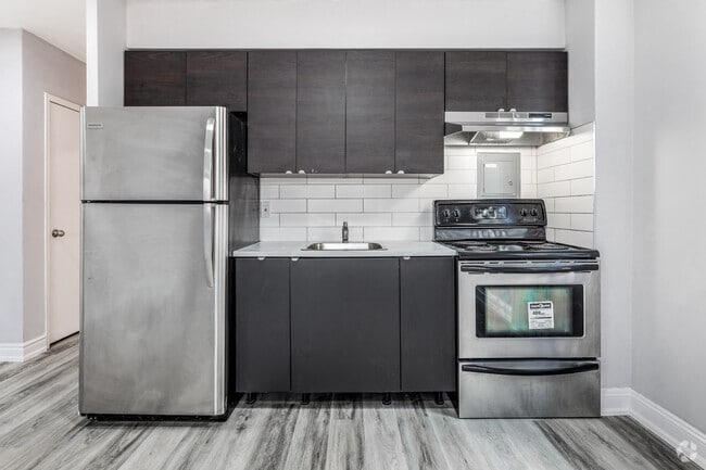 1 chambre, 1 salle de bain - Cuisine - Marina View Apartments