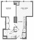 Unit 1834 Floor Plan