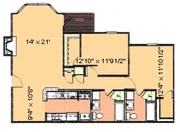 2 BR/2 BA