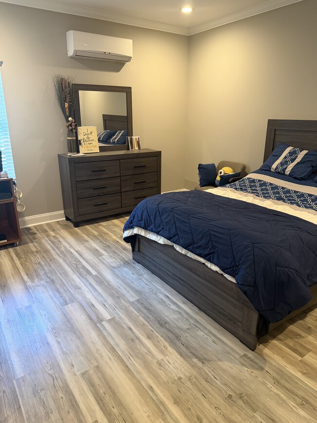 Basement bedroom suite