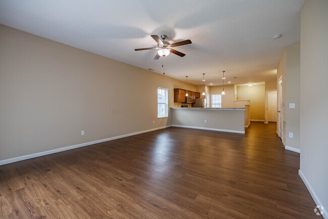 2BR, 2BA - 1,370SF - Living Room - The Villages of Burlington