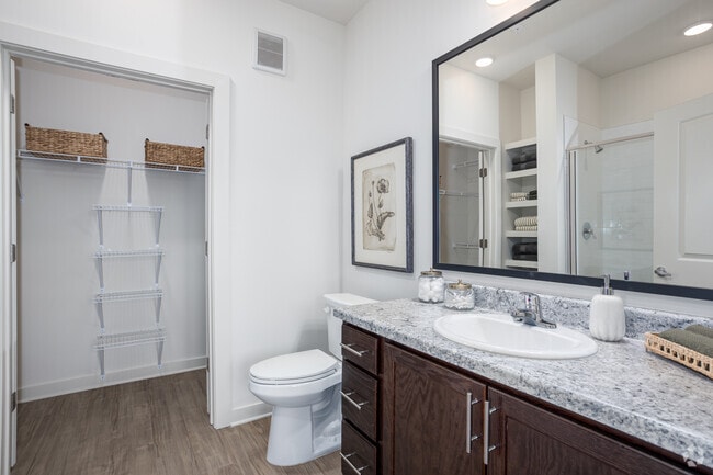 2BR, 2BA - 992SF - Primary Bathroom