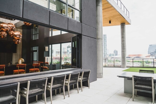 6th floor terrace with indoor and outdoor space