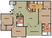 3BR/2BA