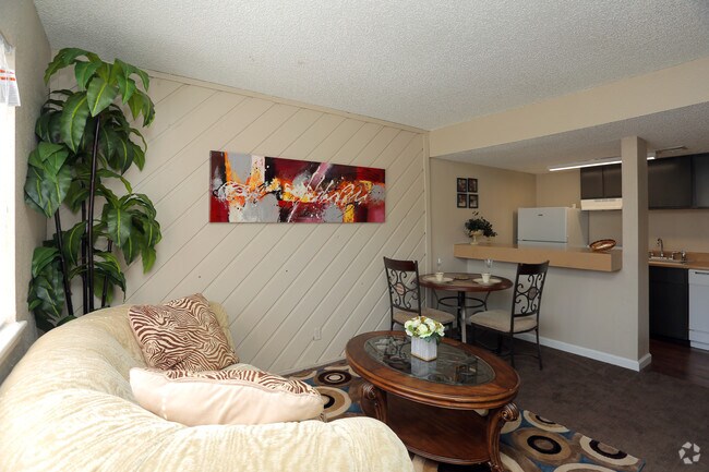1BR- 500SF - Living and Dining Area
