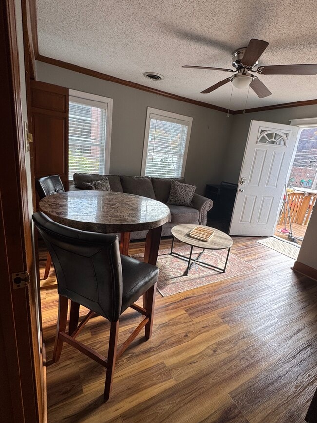 Fully Furnished. Living Room. - 121 S Hellier St Unit 1