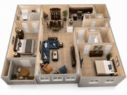 2BR/2BA