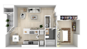 One Bedroom One Bathroom