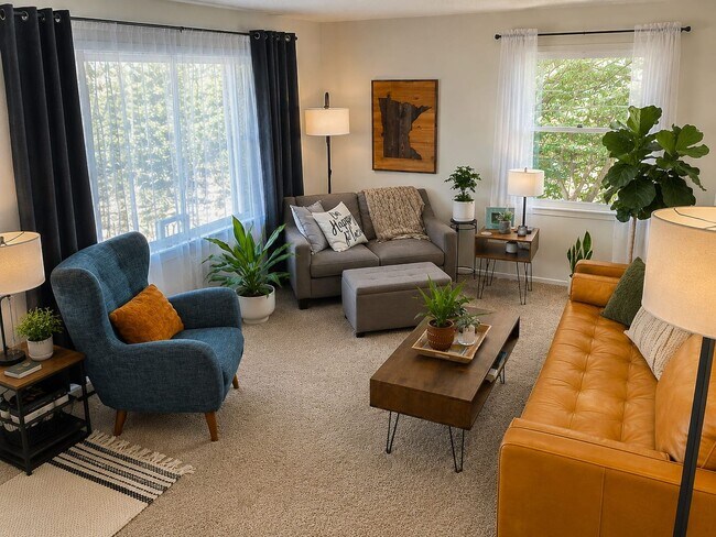 Photo - Charming 2BD/1BA Duplex with Farmland Views