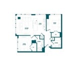 B9H2 floor plan The Hamilton