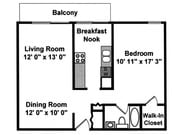 1BR/1BA
