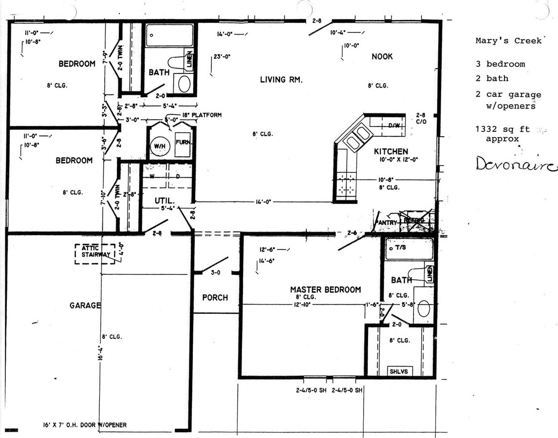 Photo - Full Brick 3 bedroom 2 bath 2 car garage in Mary's Creek Estates!!