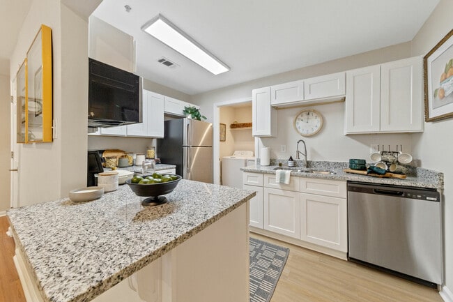 Residents love our modern kitchens with wood-style flooring, and stainless-style appliances.