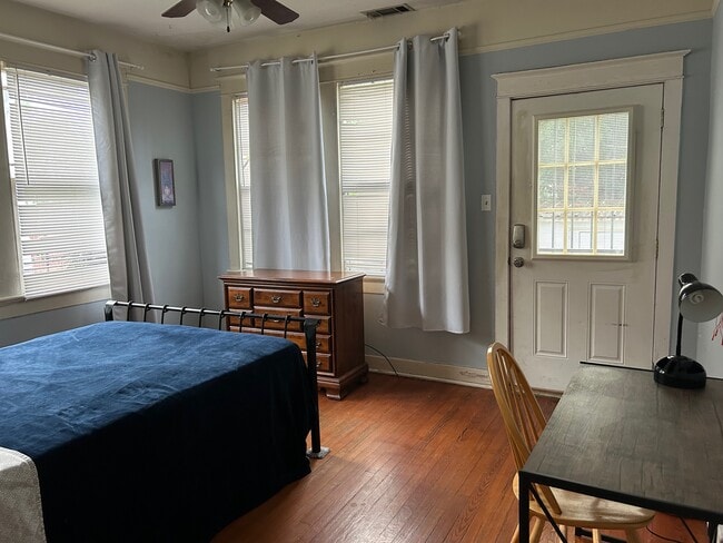 Back Bedroom With Backdoor leading to Laundry Shed - 2019 Lowerline St Unit 2019
