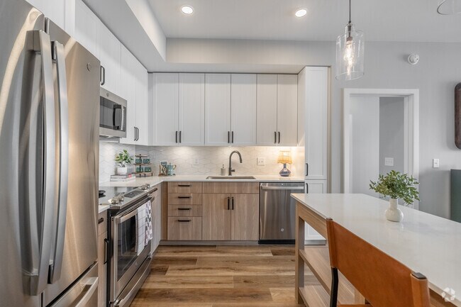 2BR, 2BA - B6 - 1,062SF - Kitchen - The Wayward