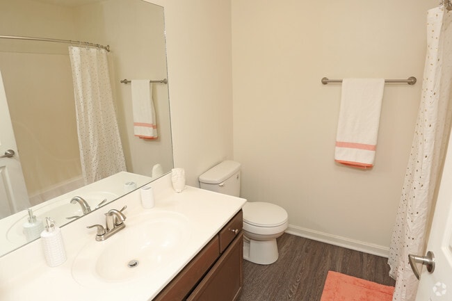 2BR, 2BA - 1,015 SF - Bathroom