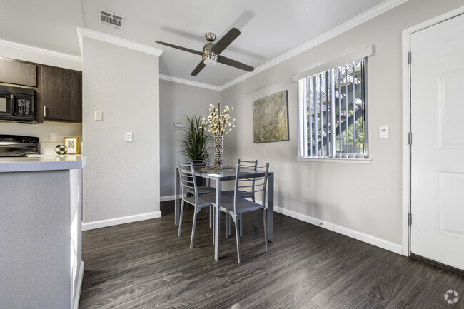 View to kitchen nook.