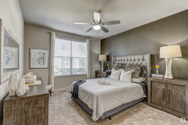 2BR, 2BA - 1,240SF - Primary Bedroom