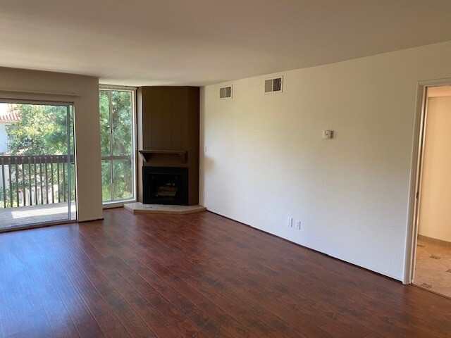 Fireplace in some units