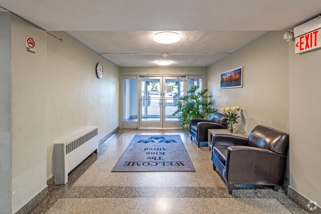 Building Entrance - King Alfred Apartments