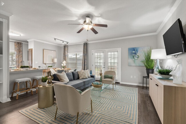 2BD, 2BA - 1,185SF - Living Room