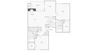 2 BR x 2 BA - A Floorplan