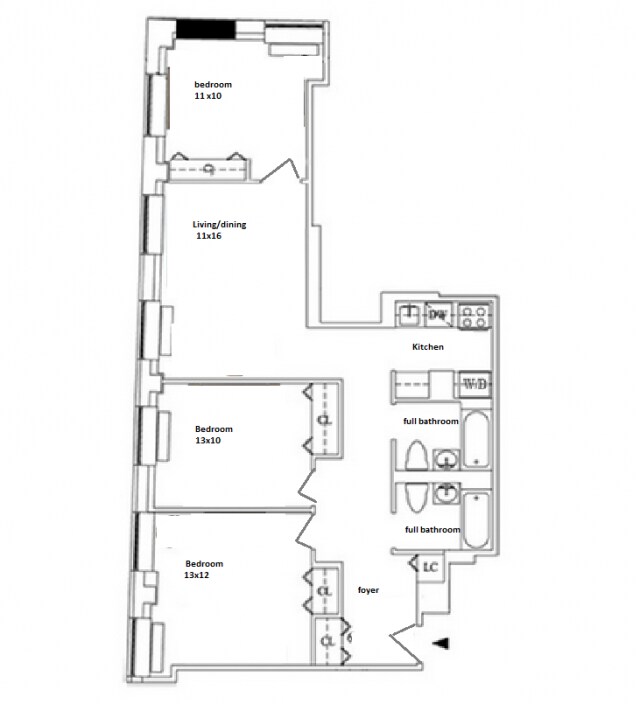 Photo - 3 bedroom in New York NY 10038 Unit 7