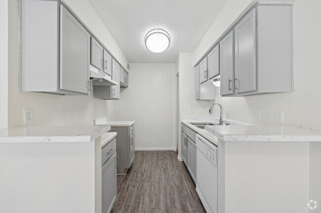 B1 2BR, 1.5BA - 1,209SF - Kitchen