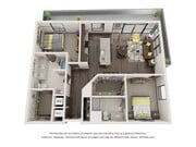 2 Bedroom - 2 Bathroom
