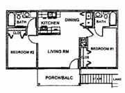 2BR/2BA