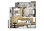 1 Bedroom | 1 Bath | 882 SF