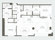 B2.1 floor plan Parkside Residences