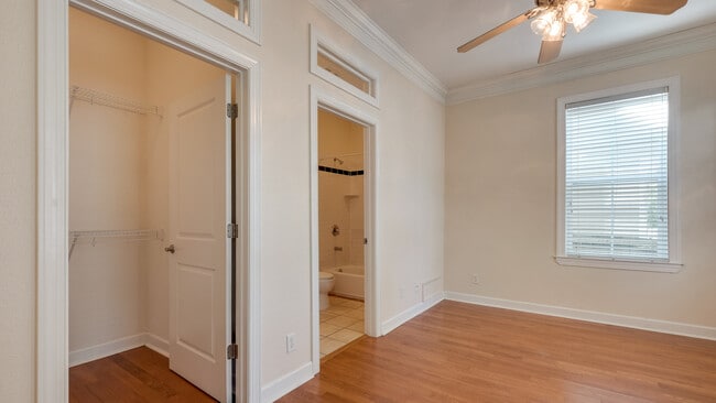 Master Bedroom Viewing Bathroom and Closet - 536 E Gwinnett St Unit B
