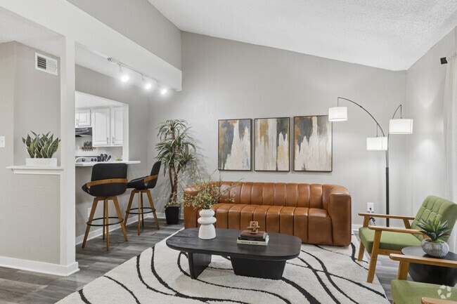 3BR, 2BA - 1,250SF - Living Room