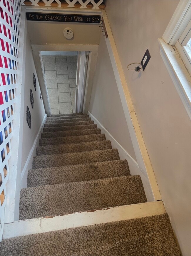 Loft Staircase - 121 4th St Unit 1BR with Large Bonus Room