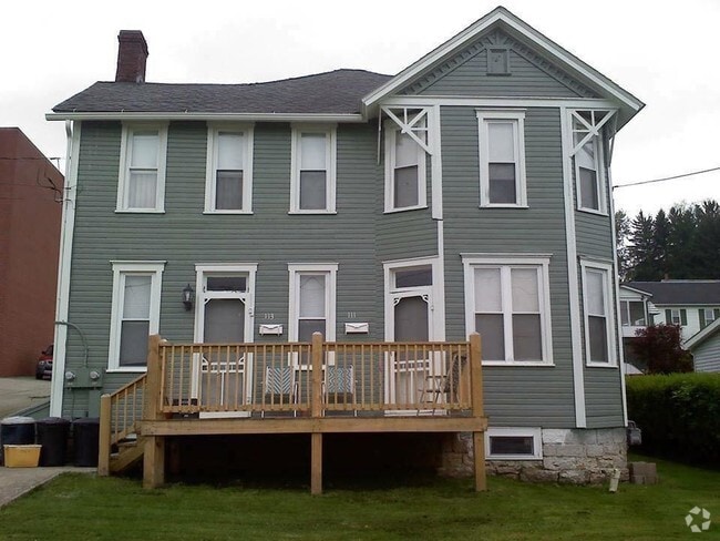 111 4th Street is the left side of the house. - 113 4th St Rental