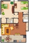 2BR/1.5BA