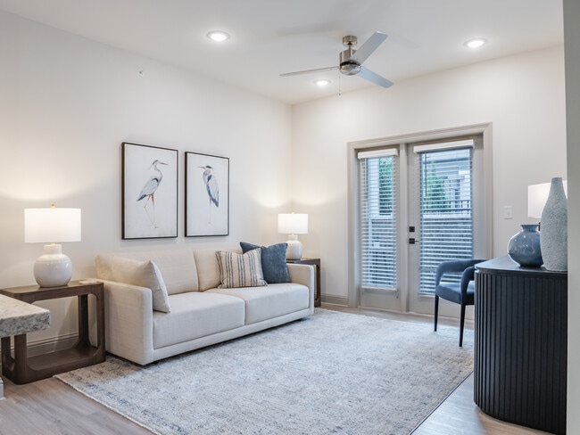 The Monet: 1BR, 1BA- Living Room