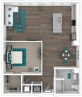 The Zany, 1/1, 939 SF
