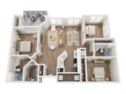 Maverick Renovated floor plan Emory Old Town