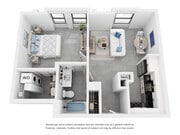 Zora - 1 Bed, 1 Bath, 657 sq. ft.