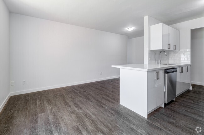 2BR, 1BA - 850SF - Kitchen/Living Room - 80 Guestville Ave